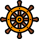 rueda de la nave icon