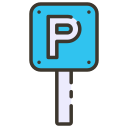 señal de estacionamiento icon