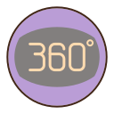 360 grados icon