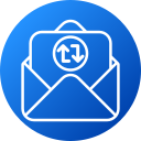 intercambiar correos icon