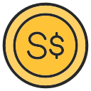 dolar de singapur icon