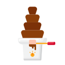 fuente de chocolate icon