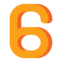 número 6 icon