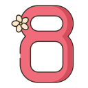 numero 8 icon