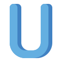 Letter u icon