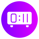 reloj digital icon