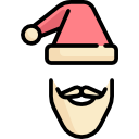 sombrero de santa icon