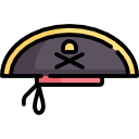 sombrero pirata icon