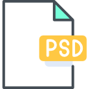 archivo psd icon