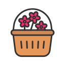 canasta de flores icon