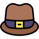 sombrero de fieltro icon