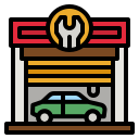 servicio de auto icon