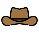 sombrero de vaquero icon