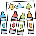 lápices de color icon