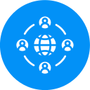 medios de comunicación social icon