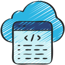 codificación en la nube icon