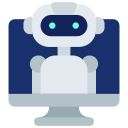 asistente de robot icon