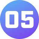 número 5 icon