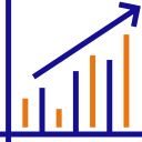 tabla de crecimiento icon