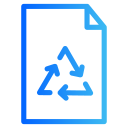 reciclaje de papel icon