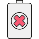 bateria rota icon