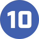 numero 10 icon