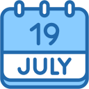 calendario mensual icon