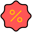 insignia de descuento