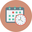 fecha del calendario icon