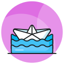 barco de papel icon