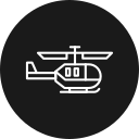 helicóptero militar icon