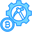 minería bitcoin icon