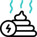Biomass energy icon