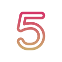 número 5 icon