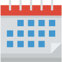 fecha del calendario icon