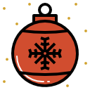 pelota de navidad icon