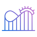 montaña rusa icon