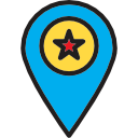 pin de ubicación icon
