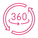 360 grados icon