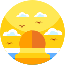 puesta de sol icon