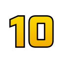 numero 10 icon