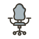 Office chair icon