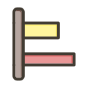 alineación horizontal icon