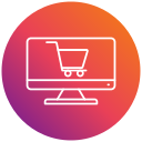 las compras en línea icon