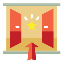 puerta abierta icon