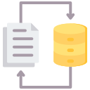 transferencia de datos icon