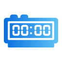 reloj digital icon