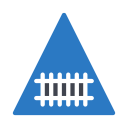 cruce de ferrocarril icon