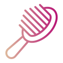 Hair brush icon