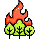 incendio forestal icon